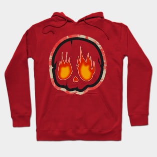 skull fire Hoodie